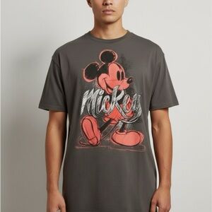 Disney Mickey Mouse Charcoal Tee